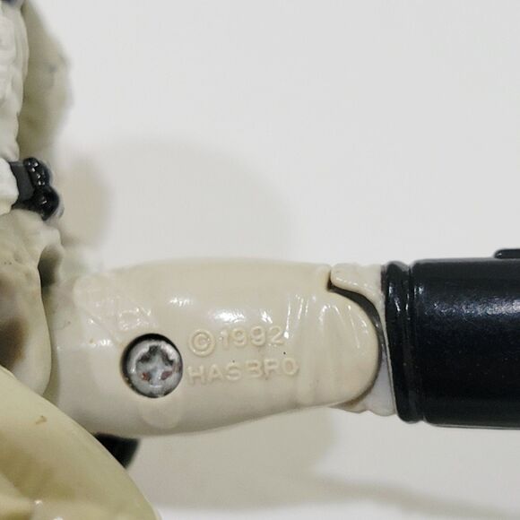 GI Joe Battle Corps Snow Storm Figure Glacier Weapons Gray Black Vtg Hasbro 1992 - Picture 8 of 10